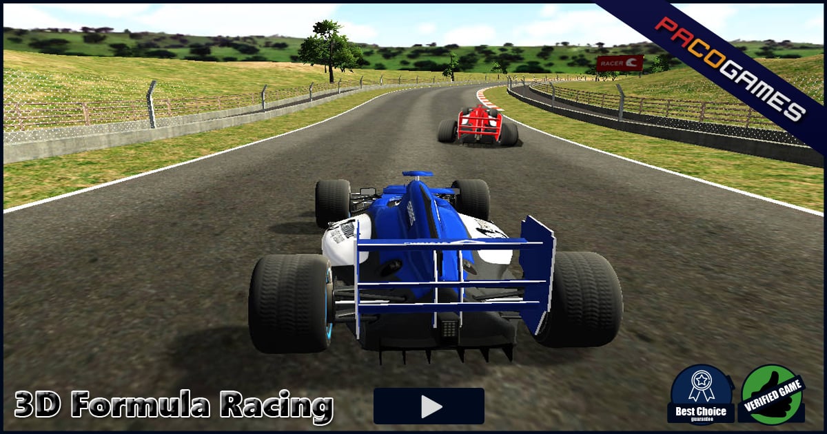 3D Formula Racing - Play Free Online Game | PacoGames