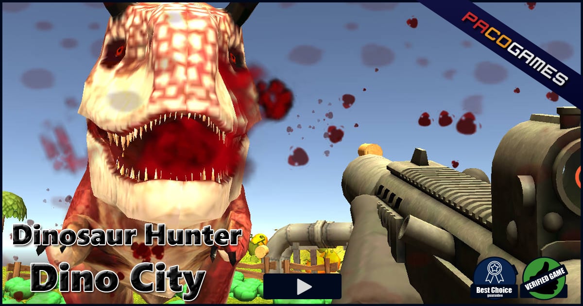 Dinosaur Hunter Dino City 2017 | Play Free FPS Online