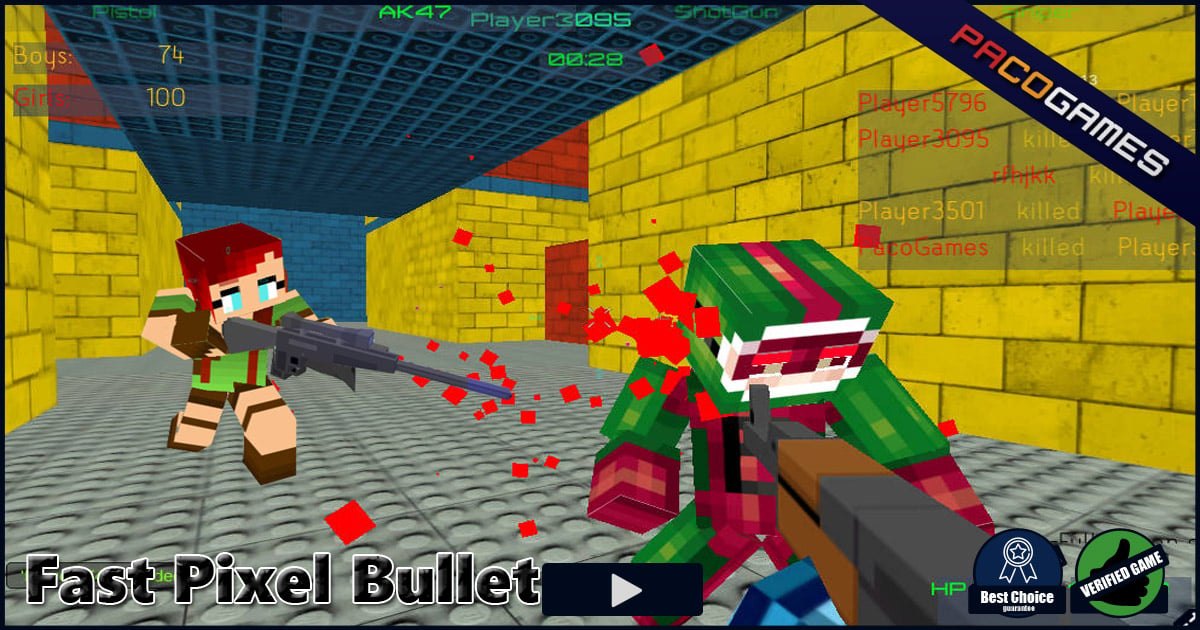 Fast Pixel Bullet | Online multiplayer pixelová střílečka