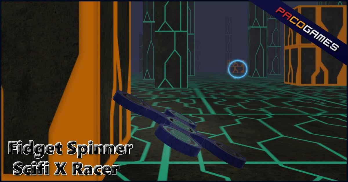 Fidget Racer Fidget Spinner Scifi X Racer - Play High-Speed Arcade Game