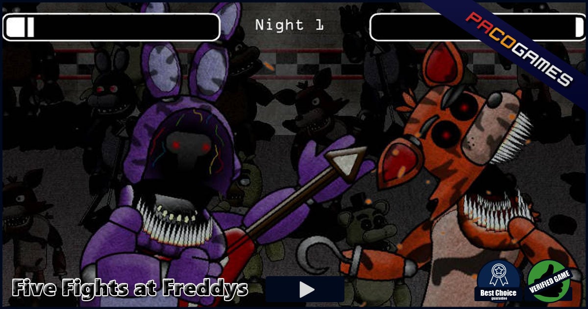 Five Fights at Freddy's - FNAF Fighting Game Online