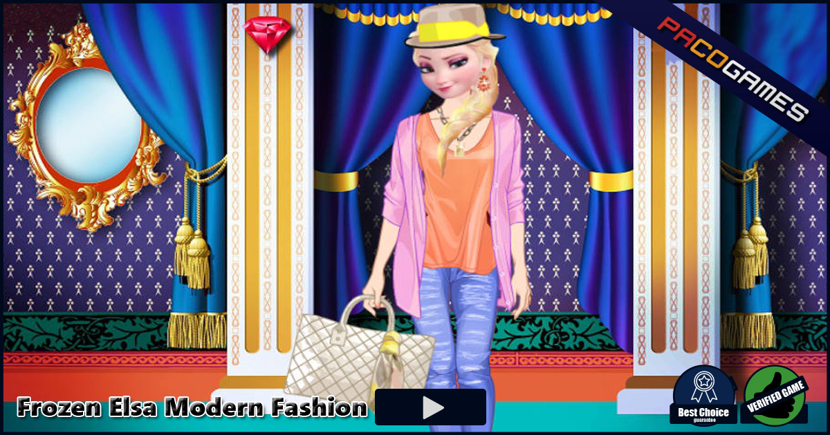 modern frozen dress up games Queen dress up in frozen land