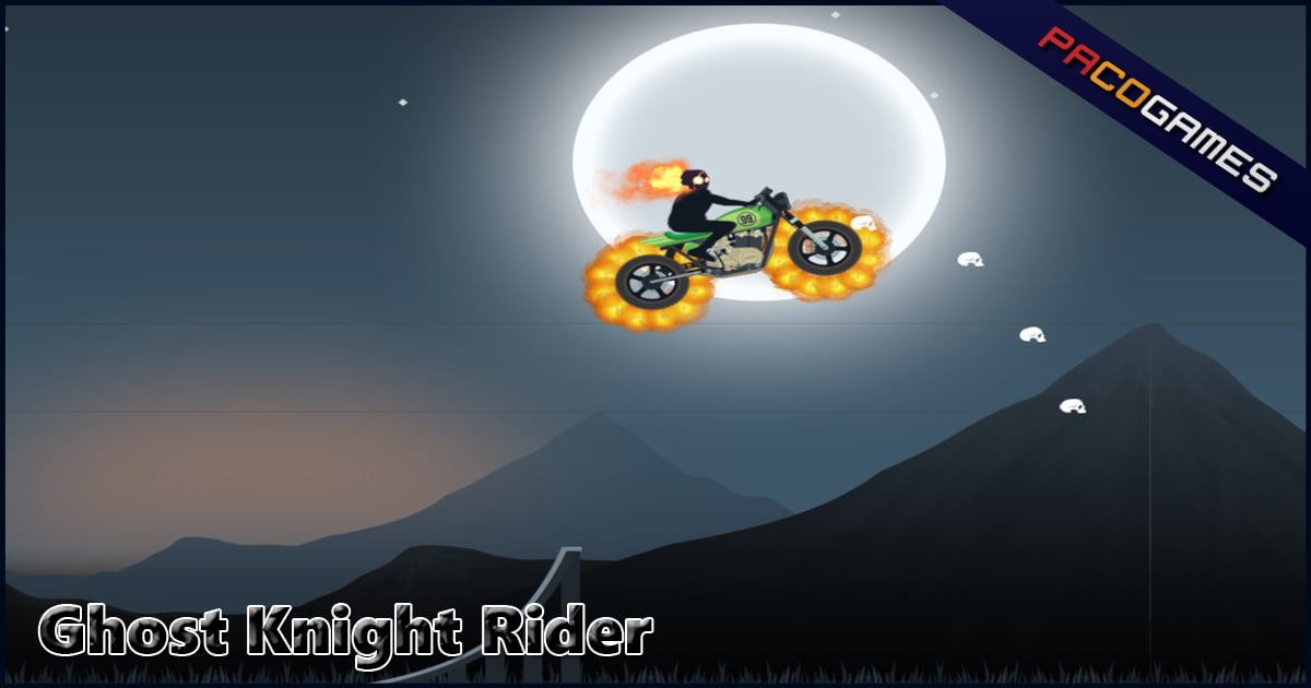 Ghost Knight Rider - Play Free Motorbike Stunt Game