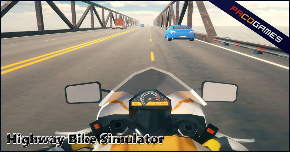 Pacogames Highway Bike Simulator - Play Online for Free | PacoGames