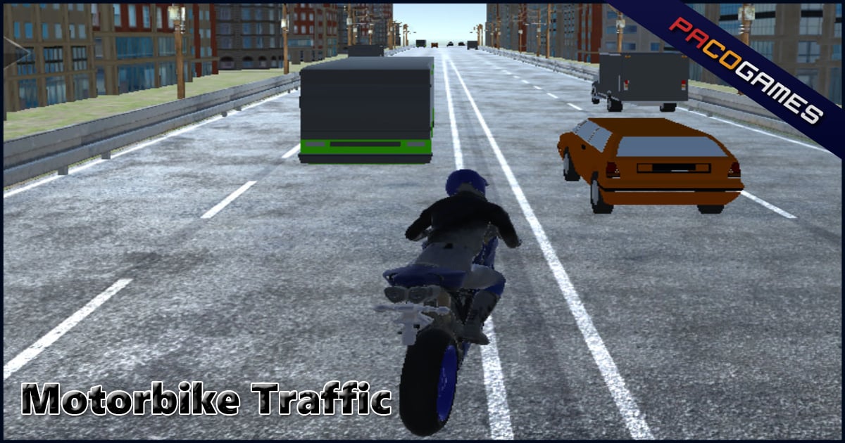 Pacogames Motorbike Traffic - Play Online for Free | PacoGames