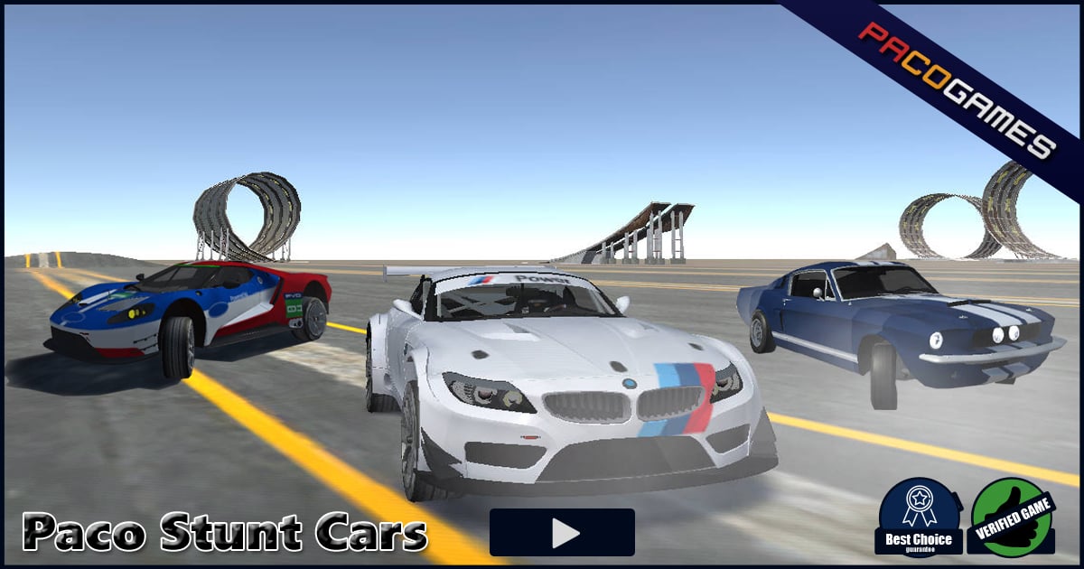 Pacogames Paco Stunt Cars - Play Free Car Games Online