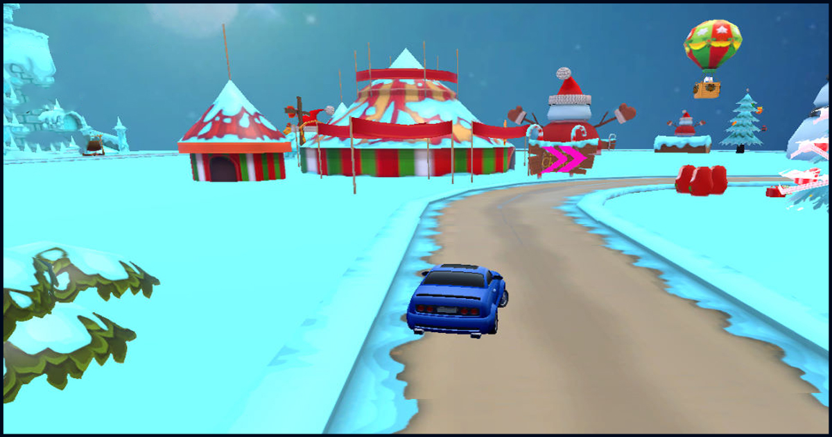 Santa Racing Game Santa Racer - 2 Player 3D Christmas Racing Game