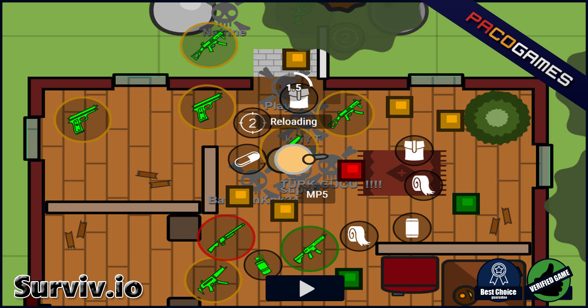 Surviv.io Play the Game for Free in Fullscreen PacoGames