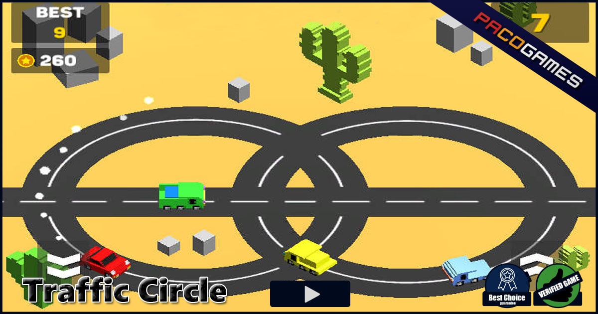 Pacogames Traffic Circle - Master the Intersection Online