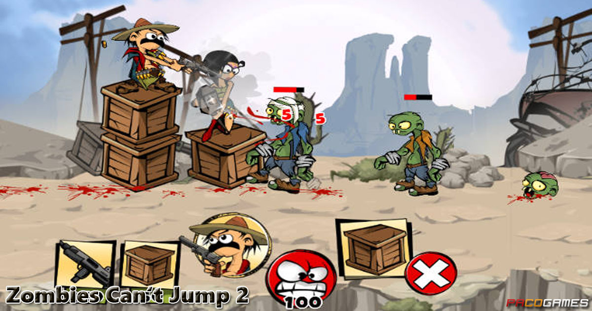 Zombies Can't Jump 2 Juega gratis online en PacoGames